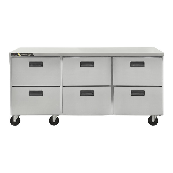 Centerline CLUC-72R-DW 72" Undercounter Refrigerator, 6 Drawers Centerline CLUC-72R-DW 72" Undercounter Refrigerator, 6 Drawers