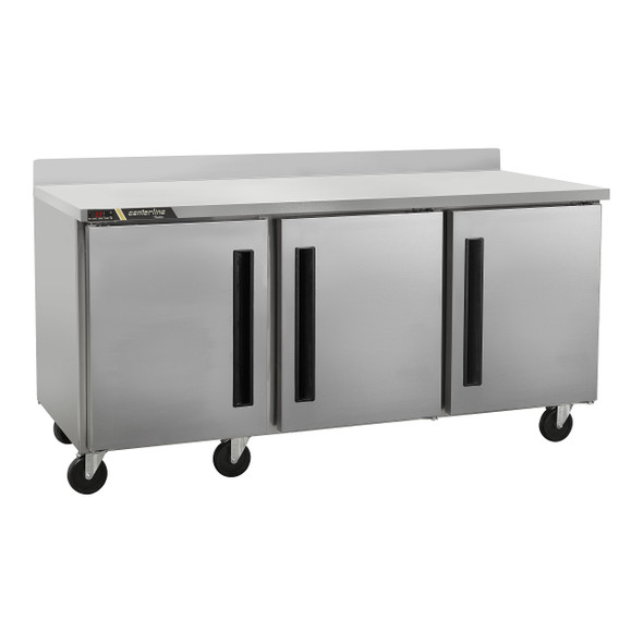Centerline CLUC-72R-SD-WTLRR 72" Worktop Refrigerator, (3) Solid Doors, Hinge Left/Right/Right Centerline CLUC-72R-SD-WTLRR 72" Worktop Refrigerator, (3) Solid Doors, Hinge Left/Right/Right