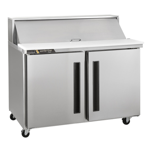 Centerline CLPT-3615-SD-RR 36" Mega Top Sandwich Prep Table, 15 Pans, Solid Doors, Hinge Right/Right Centerline CLPT-3615-SD-RR 36" Mega Top Sandwich Prep Table, 15 Pans, Solid Doors, Hinge Right/Right