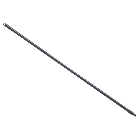 Winco BRH-60K 60" Broom Handle, Fiberglass, Black, Textured Handle