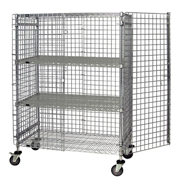 Quantum M2460-69SEC-2 Mobile Security Unit, 60"W x 24"D x 69"H