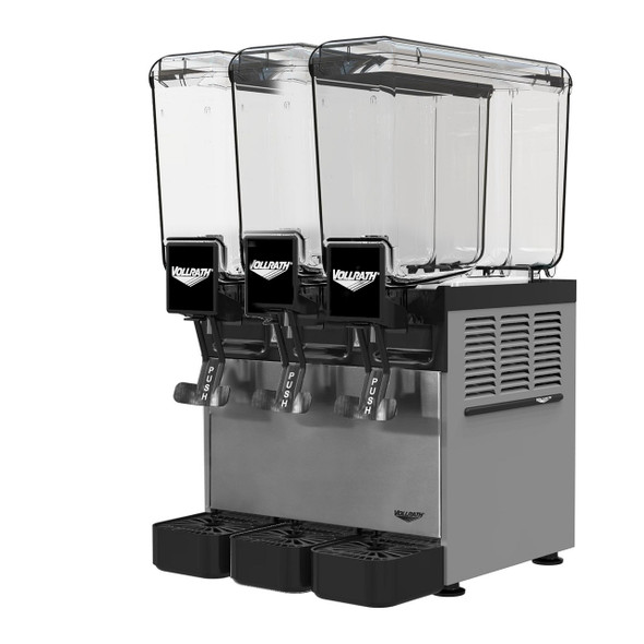 Vollrath VBBC3-37-A Pre-Mix Refrigerated Beverage Dispenser, (3) 2.1 Gallon