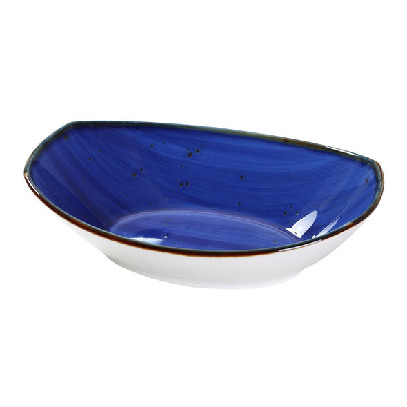 Yanco LY-407BU Lyon Bowl, 10 Oz., 7" x 4-3/4", Blue (24/Case)