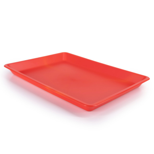 HS Inc. HS1076 Plastic Sheet Pan, 1/4 Size, Red Chile