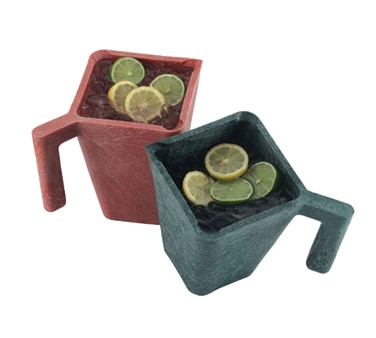 HS Inc. HS1007 48 Oz. Plastic Insulated Dispenser/Pitcher, Green