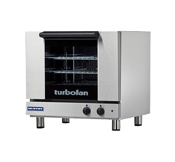 Moffat E23M3-T 3 Tray Half Size Electric Convection Oven, Manual Control, 220V