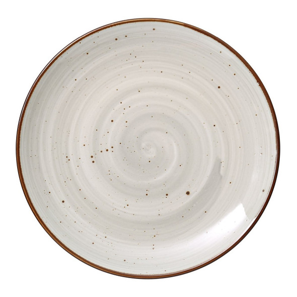 Yanco LY-1110 Lyon 10-1/4" Round Porcelain Coupe Plate - 12/Case