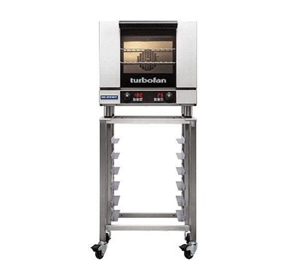 Moffat E23D3-SK23 3 Tray Half Size Electric Convection Oven, Digital Control - with Stand