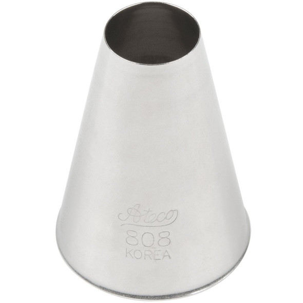 Ateco 808 Decorating Tip, 5/8" Plain, Stainless Steel