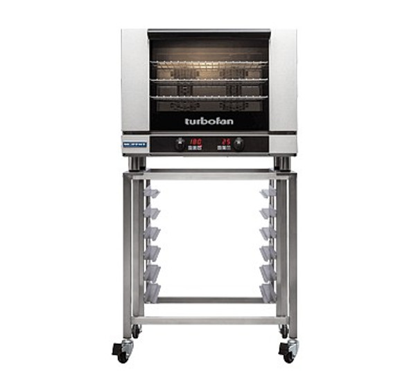 Moffat E28D4-SK2731U 4 Tray Full Size Electric Convection Oven, Digital Control - with SK2731U Stand