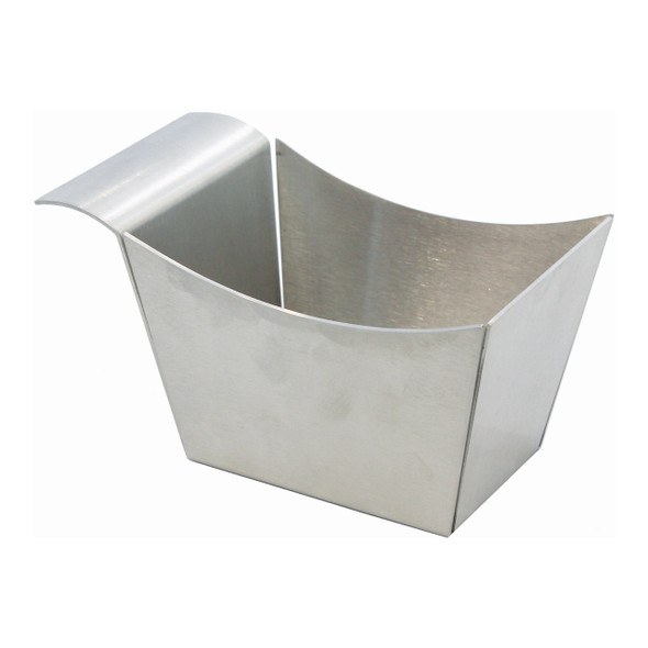 Tablecraft SSB Solid Stainless Steel Side Baskets, 5.5 x 3.25 x 3" Tablecraft SSB Solid Stainless Steel Side Baskets, 5.5 x 3.25 x 3"