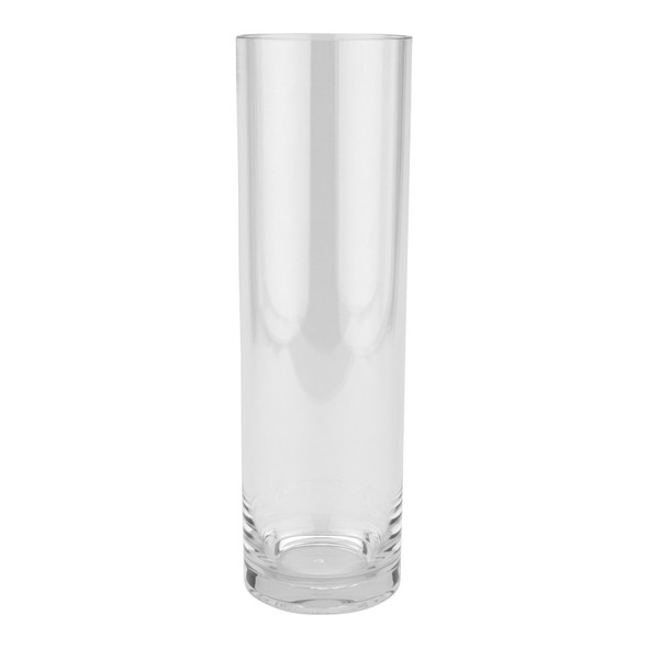 GET V-11-CL Clear Polycarbonate Accent Vase, 4-3/4" dia. x 15-3/4"H GET V-11-CL Clear Polycarbonate Accent Vase, 4-3/4" dia. x 15-3/4"H