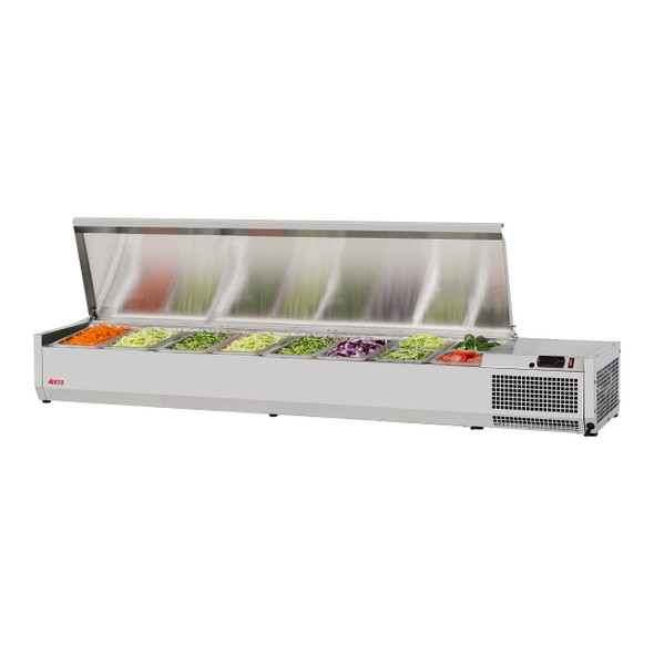 Turbo Air CTST-1800-13-N 70" Counter Top Salad Table Refrigerator, 115V