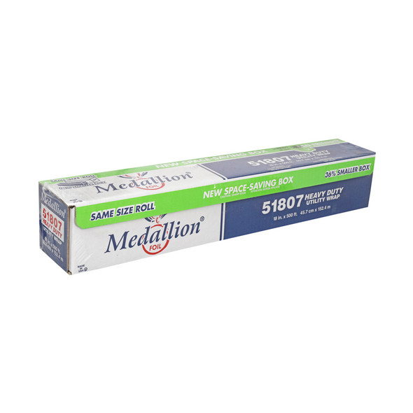 Handi-Foil 51807 Medallion 18" x 500' Heavy Duty Aluminum Foil Roll