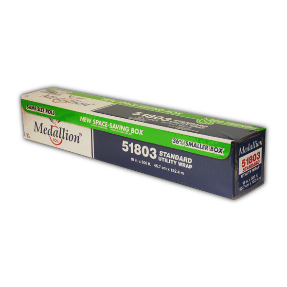 Handi-Foil 51803 Medallion 18" x 500' Standard Duty Aluminum Foil Roll