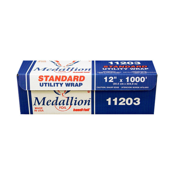 Handi-Foil 11203 Medallion 12" x 1000' Standard Duty Aluminum Foil Roll