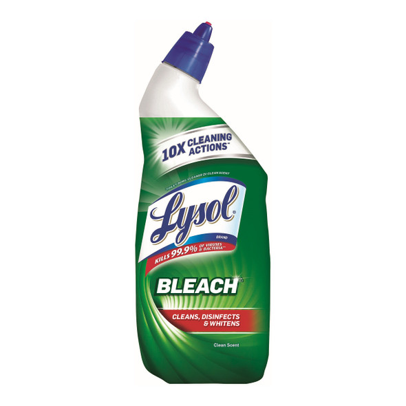 Lysol 98014 Toilet Bowl Cleaner With Bleach, 24 Ounce