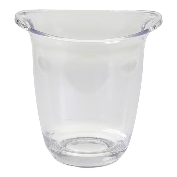 Tablecraft PB5119 Clear SAN Plastic Ice Bucket, 2.75 Qt.