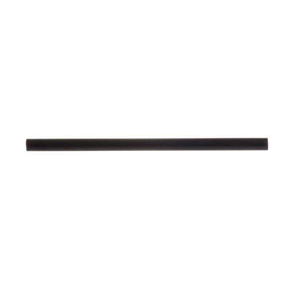 Tablecraft 100105 Black Unwrapped PLA Straws, 5-3/4" x 5mm (Pack of 1000)