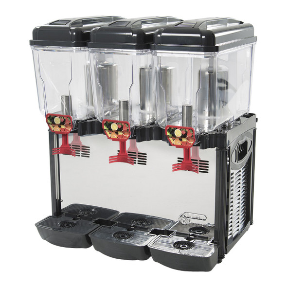 Eurodib CD3J Commercial Cold Beverage Dispenser, (3) 3 Gallon Tanks