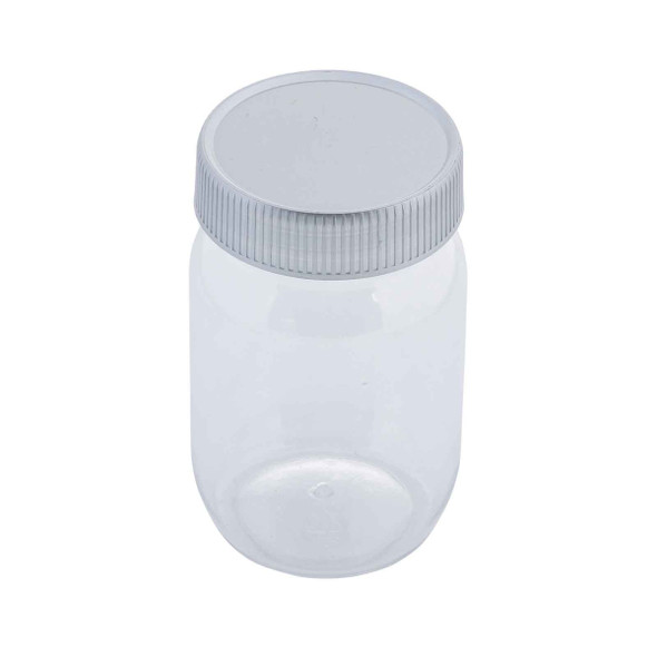 Tablecraft 10858 8 Oz. Plastic Mason Jar with Lid
