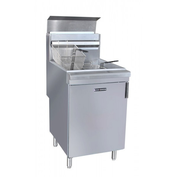 Adcraft BDGF-150/NG 70 lb Natural Gas Deep Fryer - 150K BTU