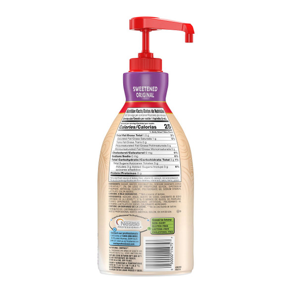 Coffee-Mate Sweetened Original Pump Creamer, 50.7 Ounces