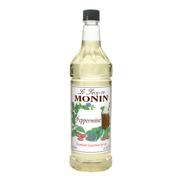 Monin Peppermint Syrup, 1 Liter