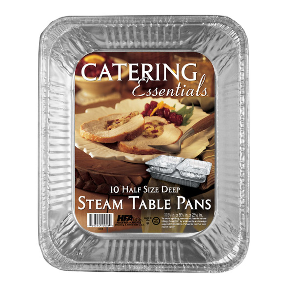 Handi-Foil Half Size Deep Aluminum Pans (10/Pack)