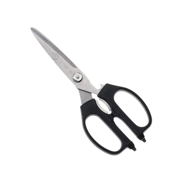 Mercer Culinary M14804 Multi-Purpose 8-7/8" Kitchen Shears, Black/Silver