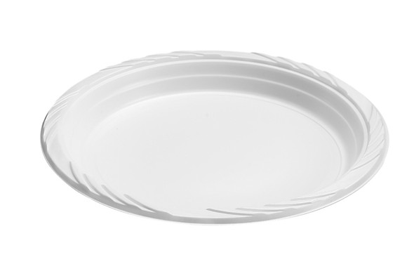 Impact Plastic Plates, 7", White (800/Case) Impact Plastic Plates, 7", White (800/Case)