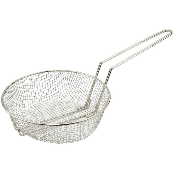Winco MSB-12M Culinary Basket, 12" dia. x 3" Deep, Medium Mesh