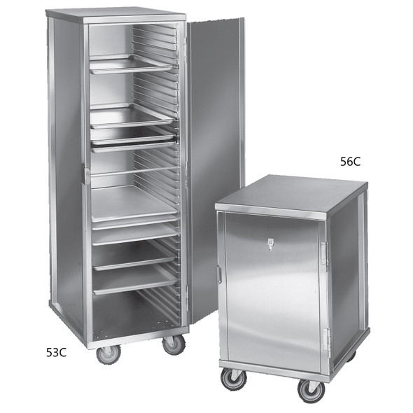 CHANNEL 53C Bun Pan Rack, Enclosed Cabinets, Fully Enclosed, 20.5"W