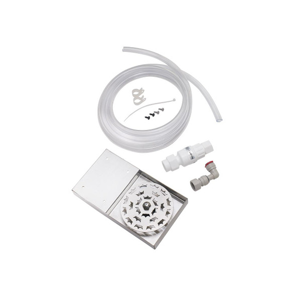 Krowne KR-DRF Undermount Rinser Faucet with Built-In 1/2" Drain, 5"L x 9"W Krowne KR-DRF Undermount Rinser Faucet with Built-In 1/2" Drain, 5"L x 9"W