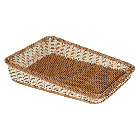 GET WB-1514-TT Polyweave Cascading Basket, 23-1/2" x 17-1/2" , Two-Tone