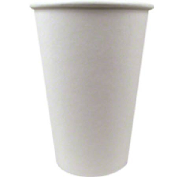 Empress EHC8-W 8 Oz. White Paper Hot Cup, 1000/Case