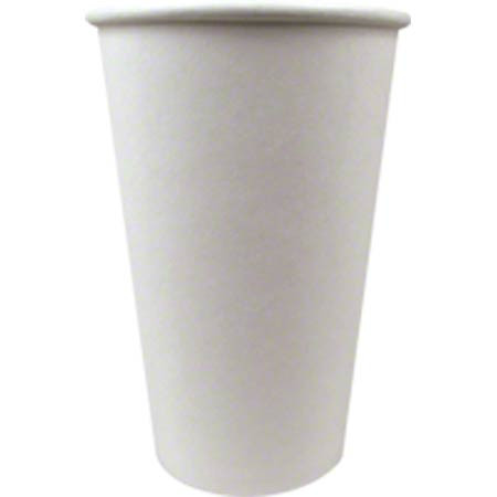 Empress EHC16-W 16 Oz. White Paper Hot Cup, 1000/Case