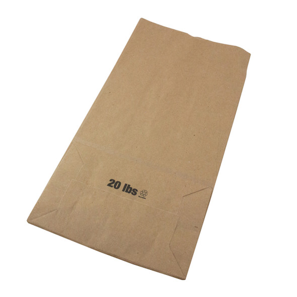Pack N' Eat Kraft Paper Bags, 20 lb. (500/Pack)