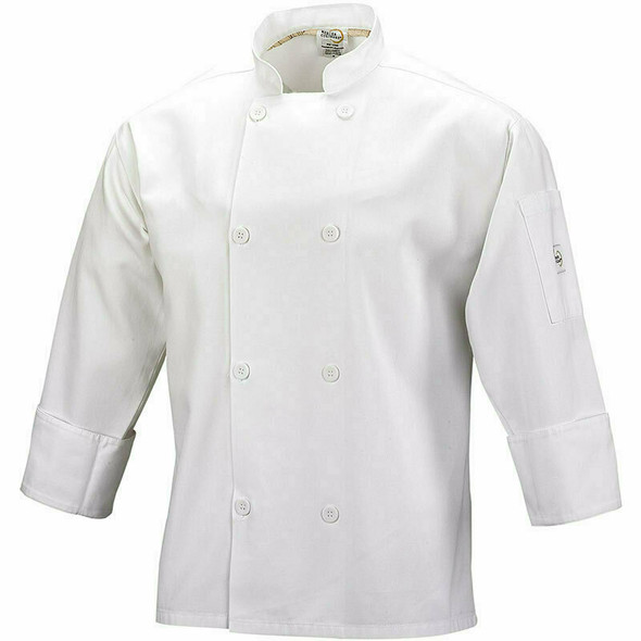 Mercer M60010WH3X Millennia Unisex Cook Jacket, White, 3X-Large