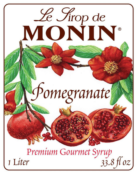 Monin Pomegranate Syrup, 1 Liter Monin Pomegranate Syrup, 1 Liter