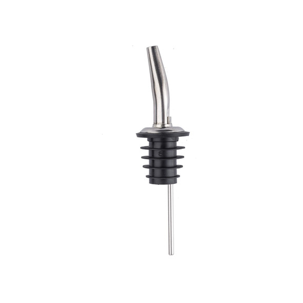 Tablecraft 330 Free Flow Stainless Steel Tapered Speed Pourer (12/Pack)