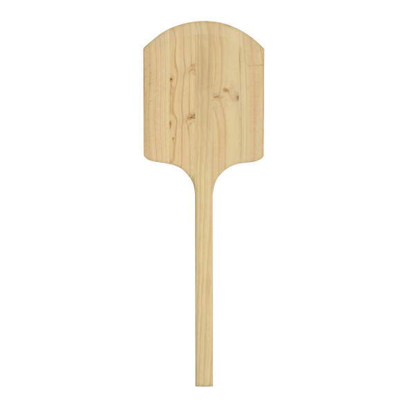 Omcan 80601 Wooden Pizza Peel, 12" x 14" Blade, 36" Overall Length