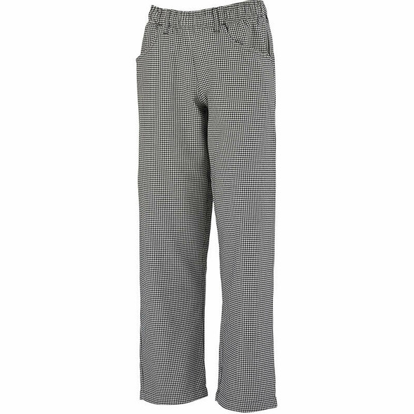 Mercer M60040HTM Millennia Women's Cook's Pants, Hounds Tooth, Medium