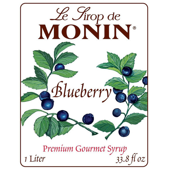 Monin Blueberry Syrup, 1 Liter