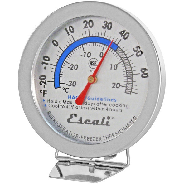 Escali THDLRFSS Dial Refrigerator/Freezer Thermometer