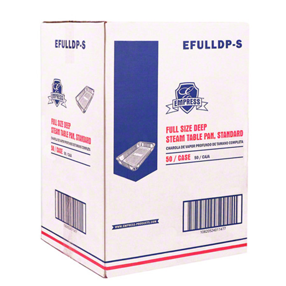 Empress Full Size Deep Aluminum Pans (50/Case)