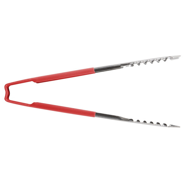 Vollrath 4790940 VersaGrip Tongs, One-Piece, 9.5", Red Handle