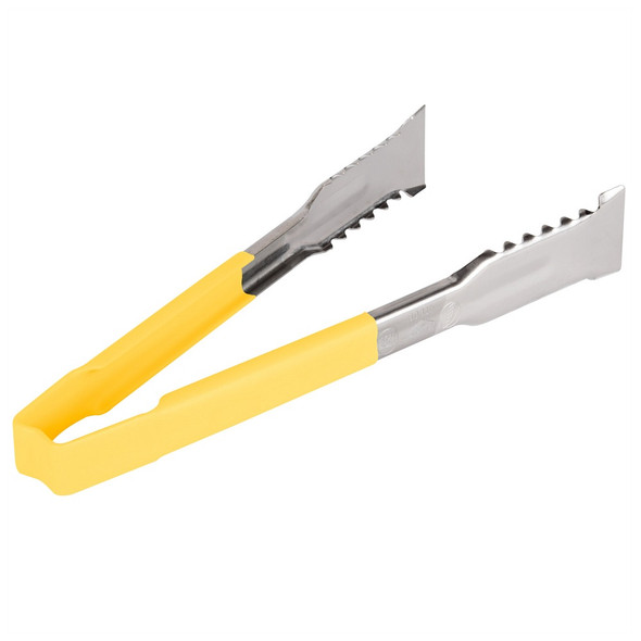 Vollrath 4790950 VersaGrip Tongs, One-Piece, 9.5", Yellow Handle
