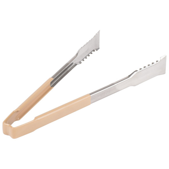 Vollrath 4791260 VersaGrip Tongs, One-Piece, 12", Ivory Handle