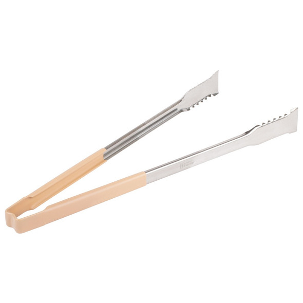 Vollrath 4791660 VersaGrip Tongs, One-Piece, 16", Ivory Handle